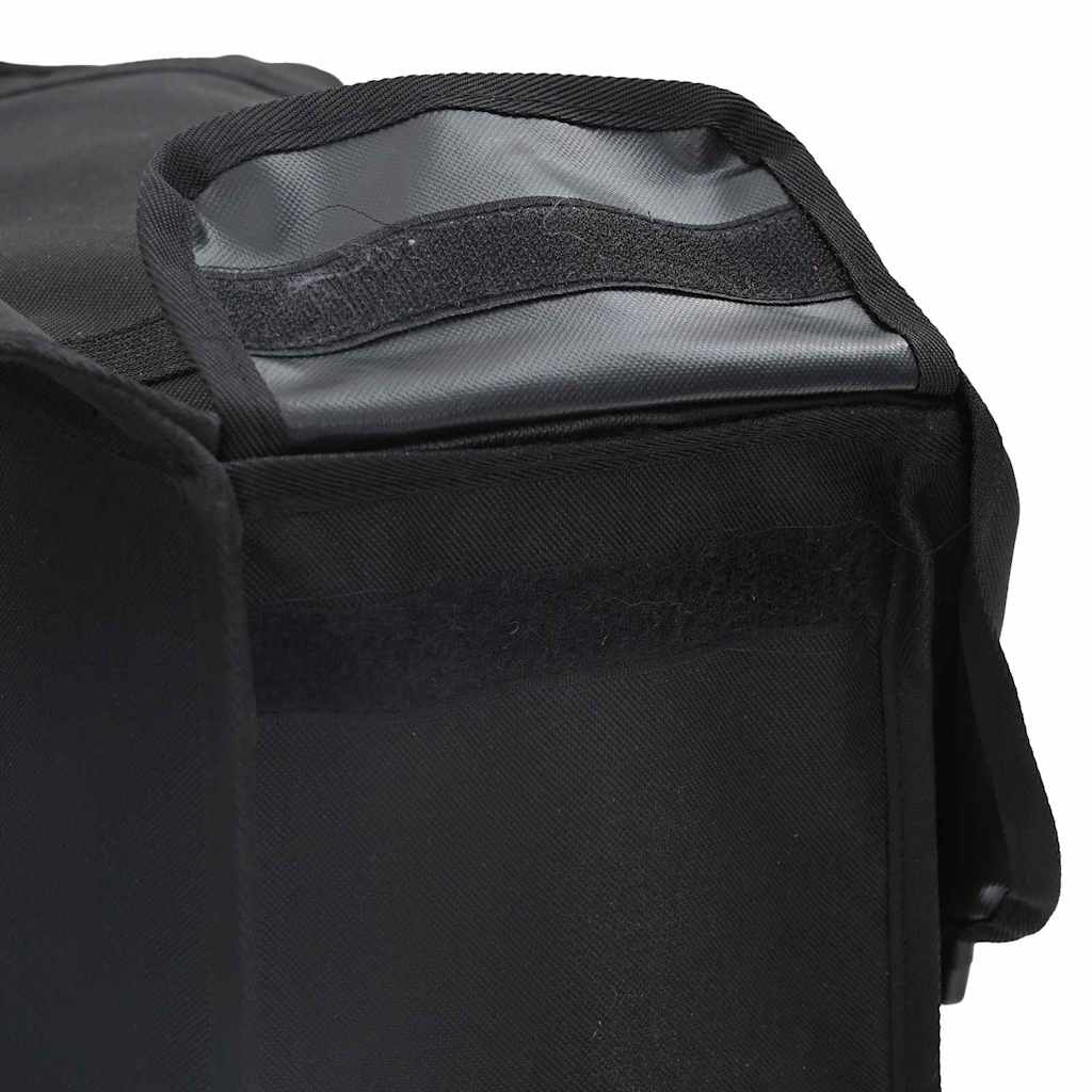 Fahrradtasche Schwarz 40 X 18,5 X 35 Cm Polyester