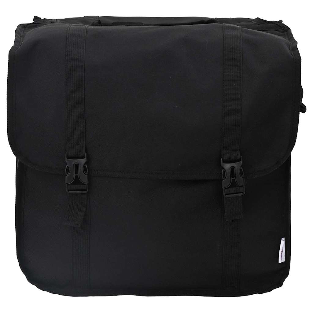 Fahrradtasche Schwarz 40 X 18,5 X 35 Cm Polyester