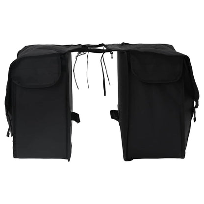 Fahrradtasche Schwarz 40 X 18,5 X 35 Cm Polyester