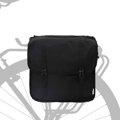 Fahrradtasche Schwarz 40 X 18,5 X 35 Cm Polyester