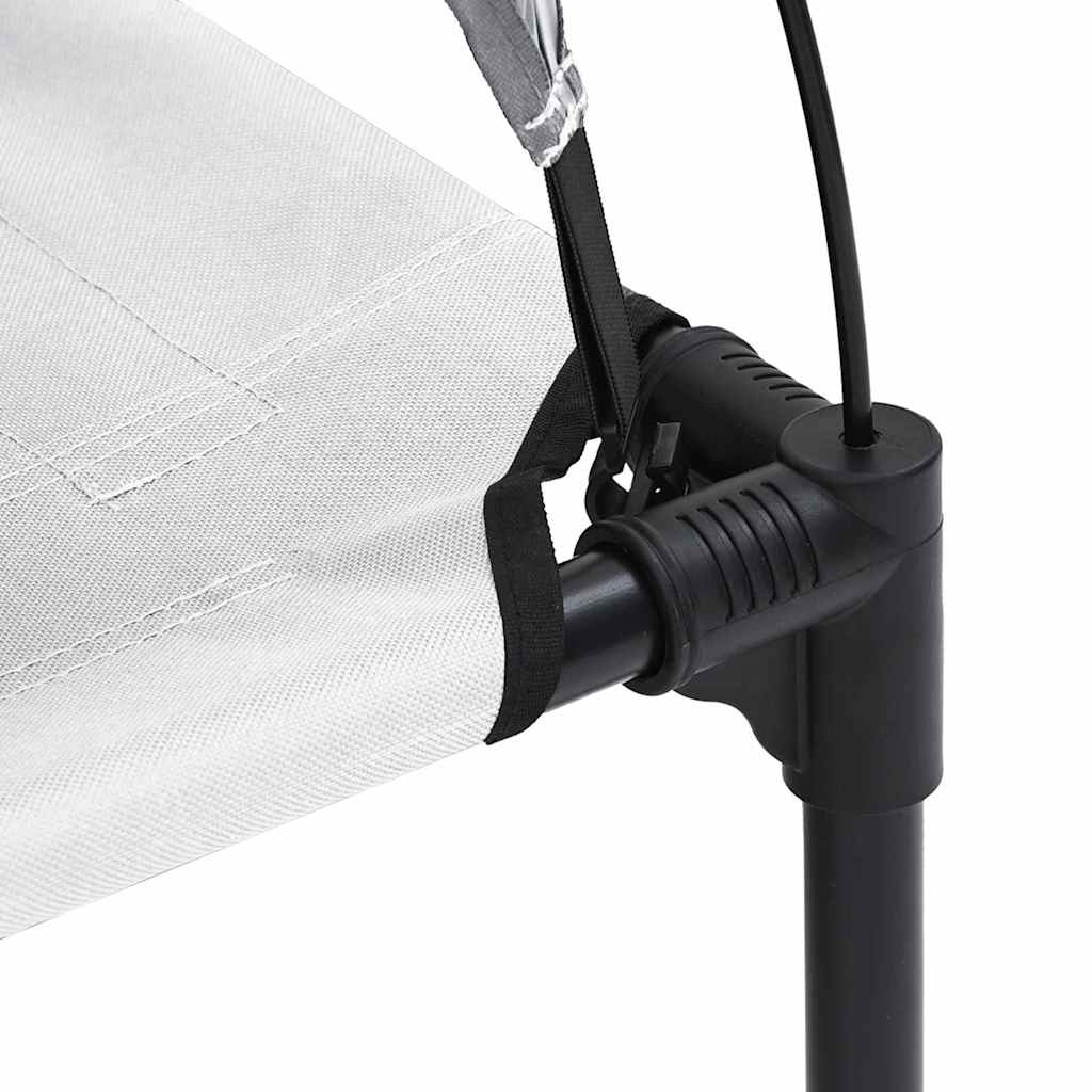 Hundebett Silber Grau Stahl