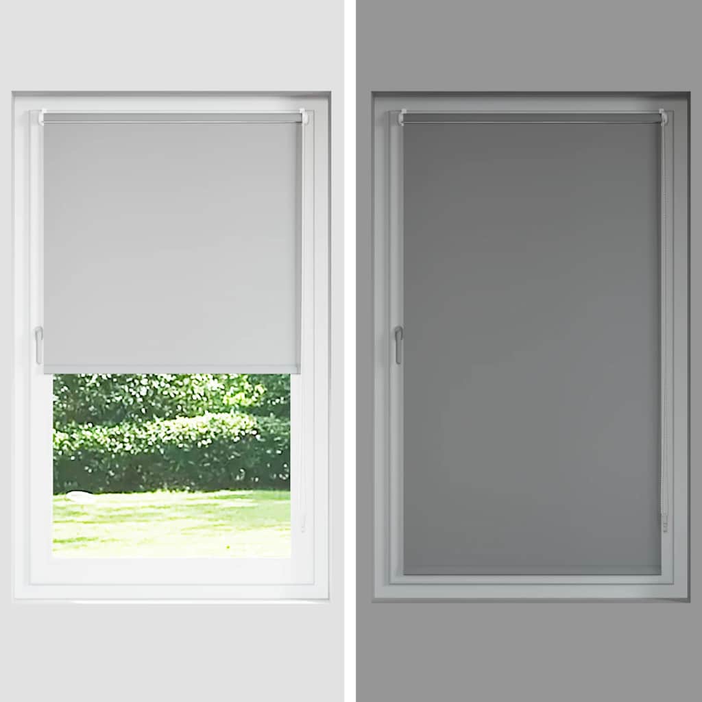 Verdunkelungsrollo Cremeweiß 165X210Cm Stoffbreite 161,6Cm Gebrochen Weiß