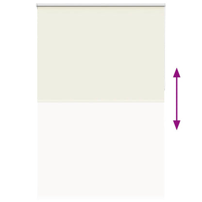 Verdunkelungsrollo Cremeweiß 165X210Cm Stoffbreite 161,6Cm Gebrochen Weiß