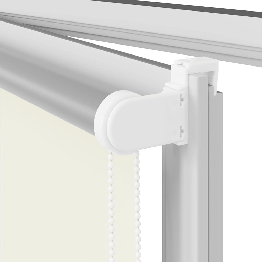 Verdunkelungsrollo Cremeweiß 150X230Cm Stoffbreite 146,6Cm Gebrochen Weiß