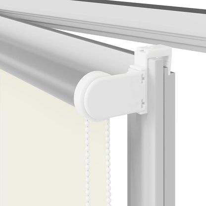 Verdunkelungsrollo Cremeweiß 150X230Cm Stoffbreite 146,6Cm Gebrochen Weiß
