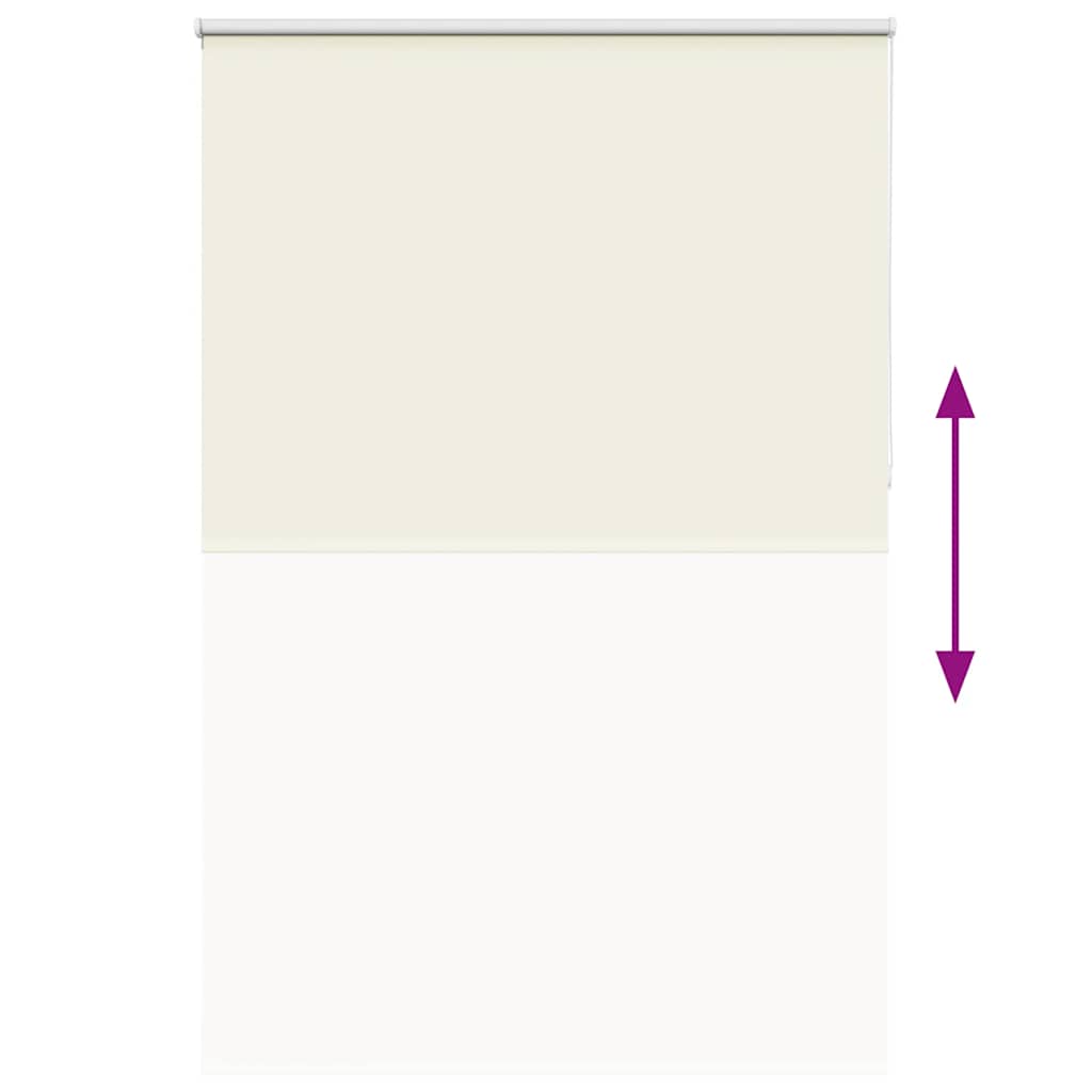 Verdunkelungsrollo Cremeweiß 150X230Cm Stoffbreite 146,6Cm Gebrochen Weiß