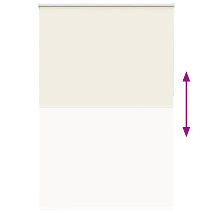 Verdunkelungsrollo Cremeweiß 150X230Cm Stoffbreite 146,6Cm Gebrochen Weiß