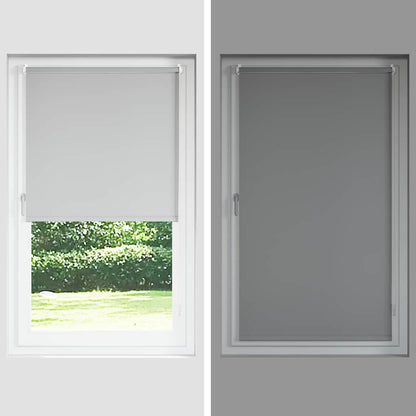 Verdunkelungsrollo Cremeweiß 150X230Cm Stoffbreite 146,6Cm Gebrochen Weiß