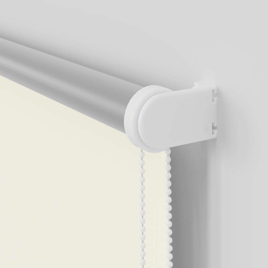 Verdunkelungsrollo Cremeweiß 150X230Cm Stoffbreite 146,6Cm Gebrochen Weiß