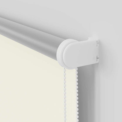 Verdunkelungsrollo Cremeweiß 150X230Cm Stoffbreite 146,6Cm Gebrochen Weiß