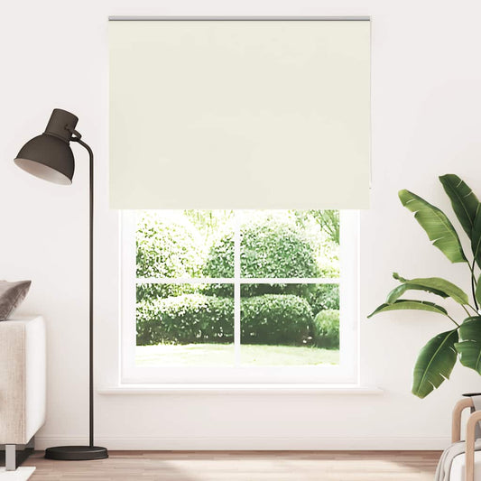 Verdunkelungsrollo Cremeweiß 150X230Cm Stoffbreite 146,6Cm Gebrochen Weiß