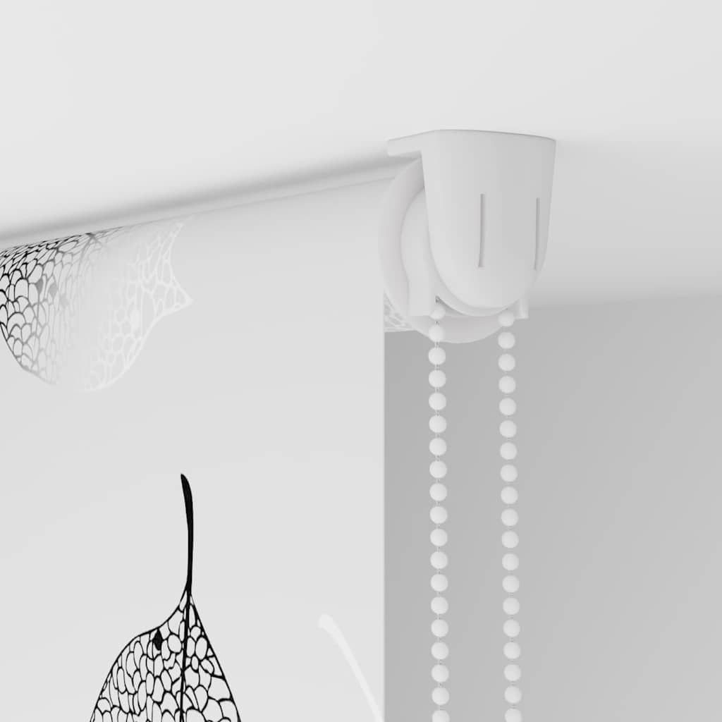 Duschrollo Stoffbreite 56 Cm Blätter