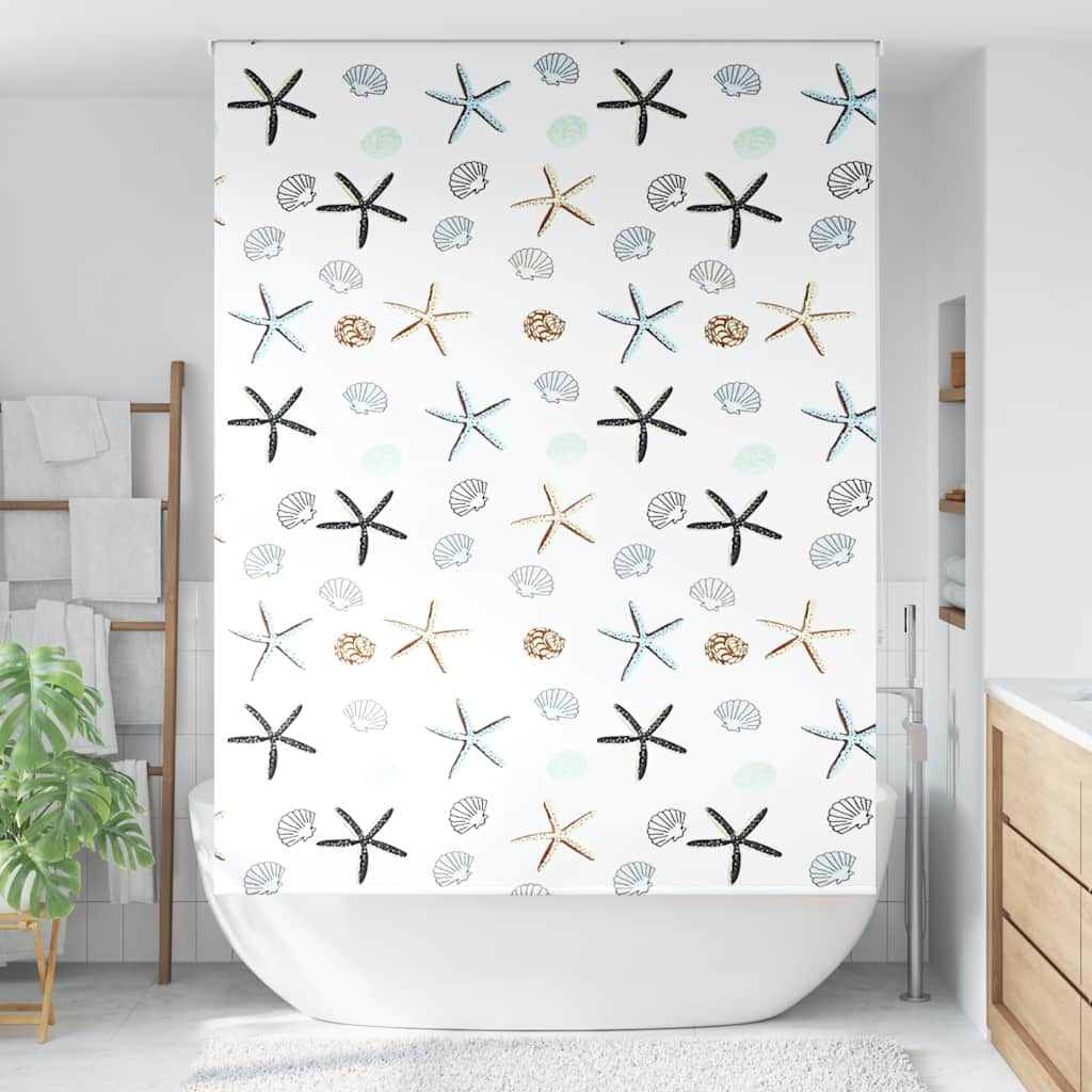 Duschrollo Stoffbreite 146 Cm Schalentiere