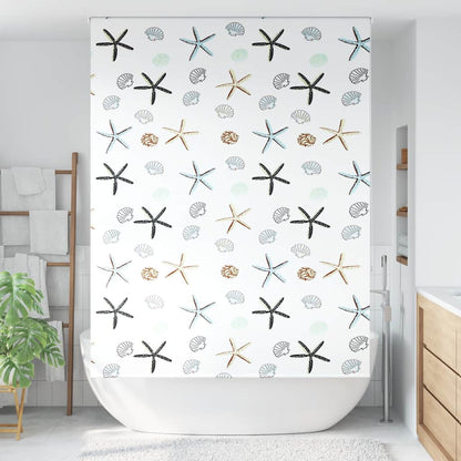 Duschrollo Stoffbreite 146 Cm Schalentiere