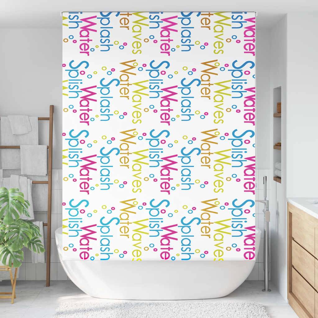 Duschrollo Stoffbreite 146 Cm Farbenfroh