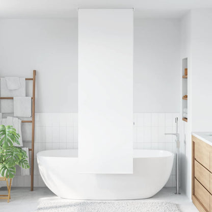 Duschrollo Stoffbreite 66 Cm Weiß