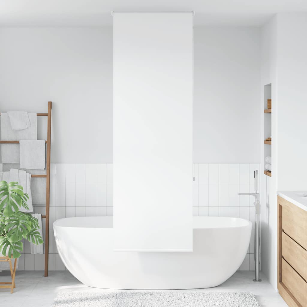Duschrollo Stoffbreite 66 Cm Weiß