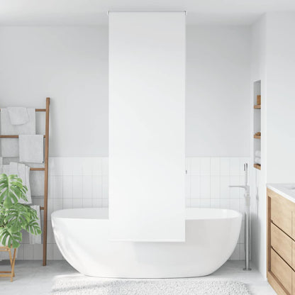 Duschrollo Stoffbreite 66 Cm Weiß