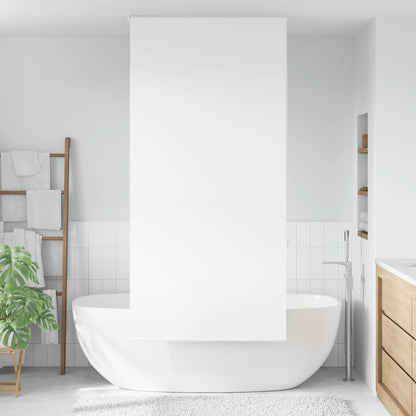 Duschrollo Stoffbreite 66 Cm Weiß