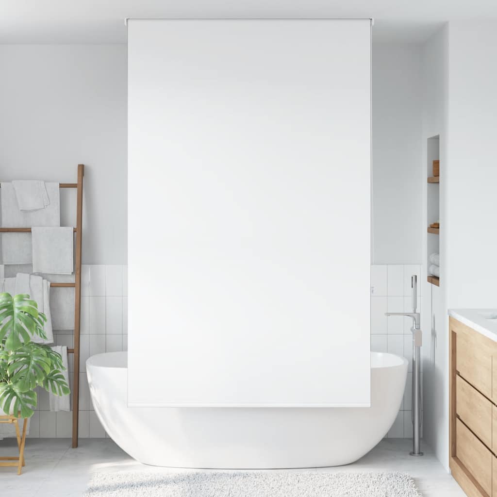 Duschrollo Stoffbreite 66 Cm Weiß