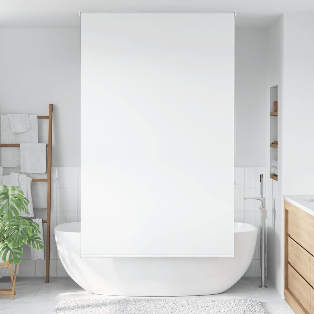 Duschrollo Stoffbreite 66 Cm Weiß
