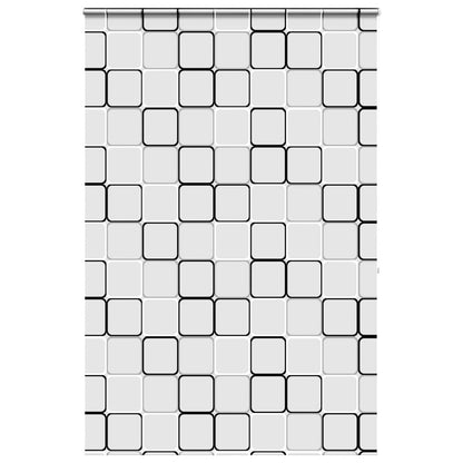 Duschrollo Stoffbreite 116 Cm Quadratisch