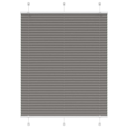 Plissee Stoffbreite 104,4 Cm Polyester Anthrazit