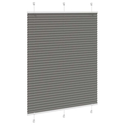 Plissee Stoffbreite 104,4 Cm Polyester Anthrazit
