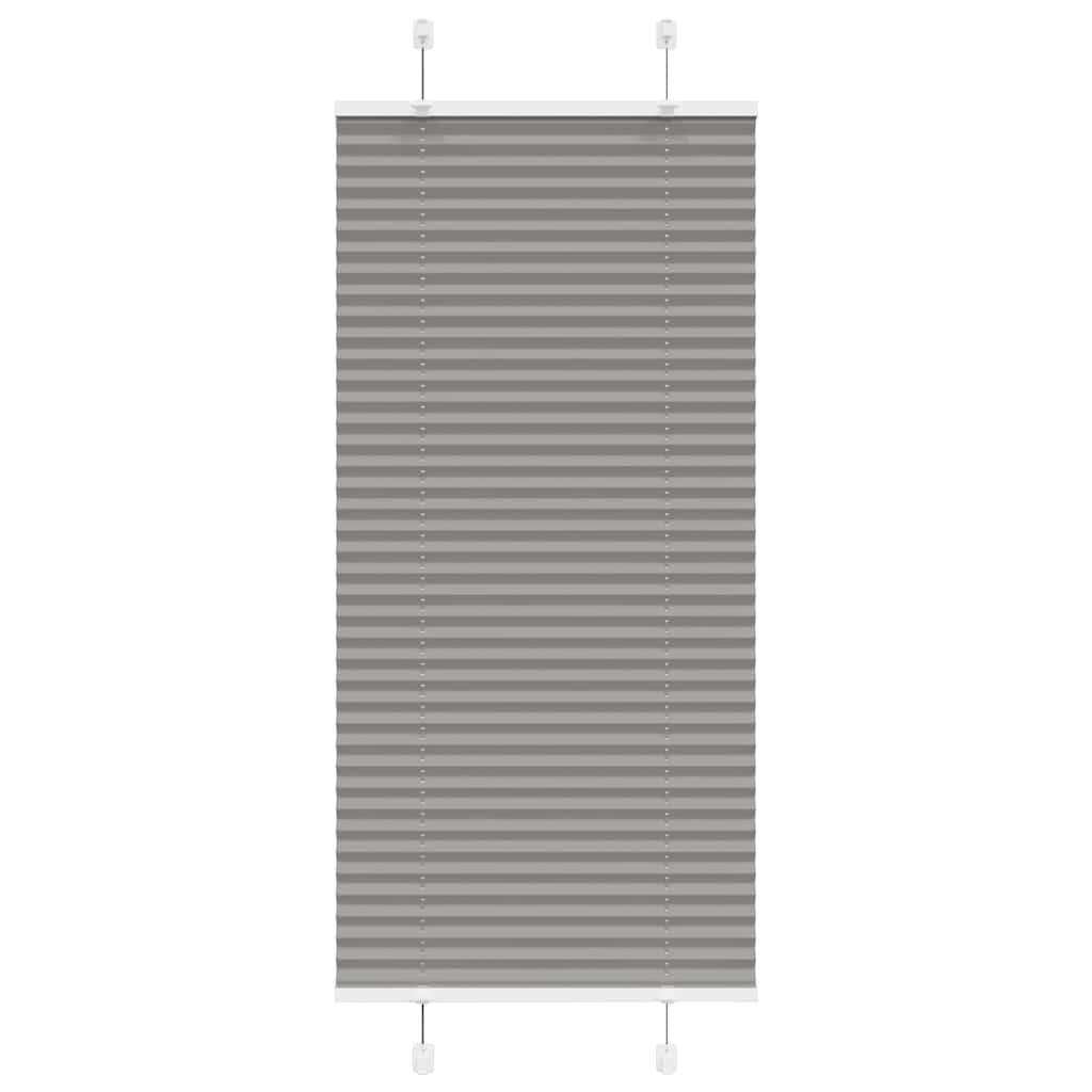 Plissee Stoffbreite 104,4 Cm Polyester Anthrazit