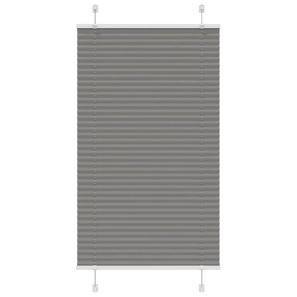 Plissee Stoffbreite 104,4 Cm Polyester Anthrazit