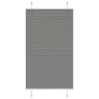 Plissee Stoffbreite 104,4 Cm Polyester Anthrazit