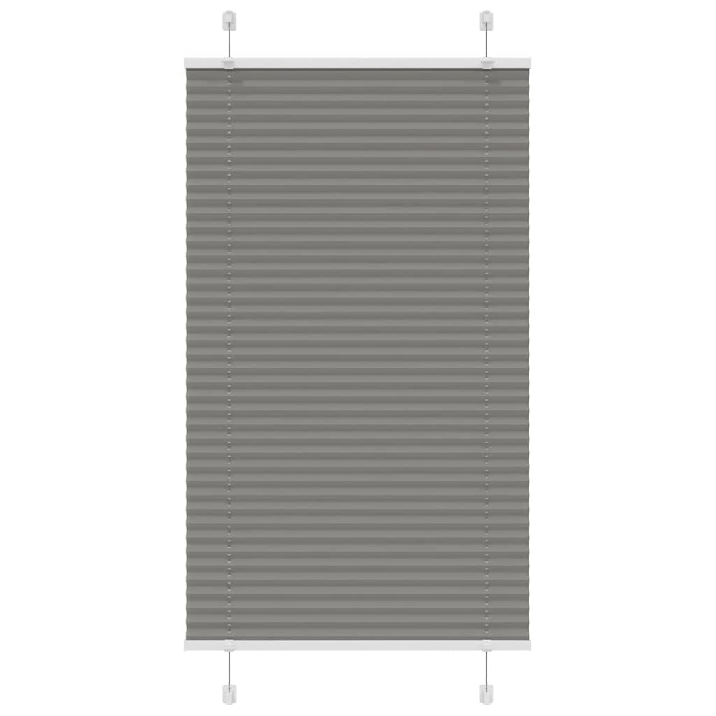 Plissee Stoffbreite 104,4 Cm Polyester Anthrazit