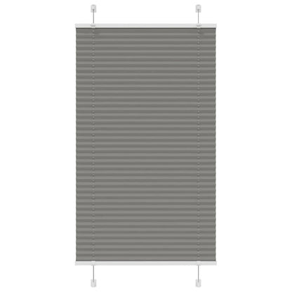 Plissee Stoffbreite 104,4 Cm Polyester Anthrazit