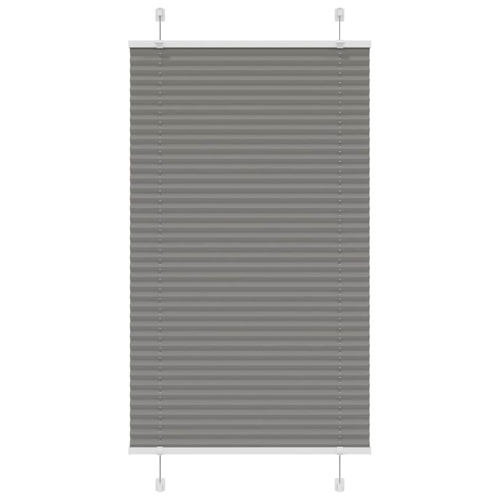 Plissee Stoffbreite 104,4 Cm Polyester Anthrazit