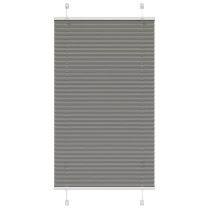 Plissee Stoffbreite 104,4 Cm Polyester Anthrazit