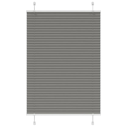 Plissee Stoffbreite 104,4 Cm Polyester Anthrazit