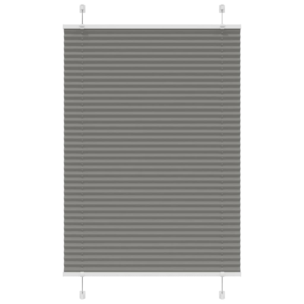 Plissee Stoffbreite 104,4 Cm Polyester Anthrazit