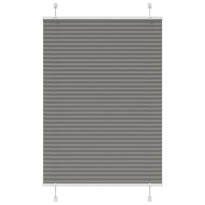 Plissee Stoffbreite 104,4 Cm Polyester Anthrazit