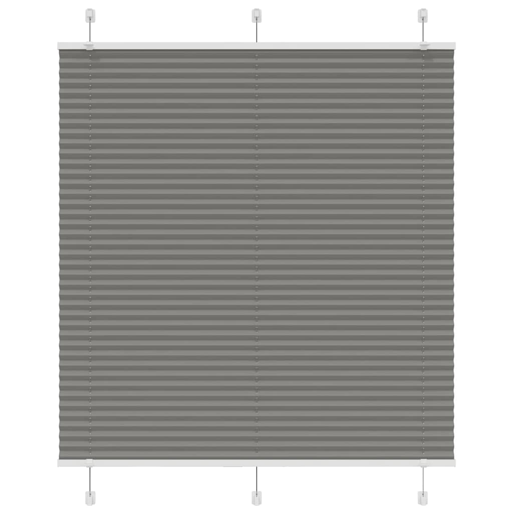 Plissee Stoffbreite 104,4 Cm Polyester Anthrazit