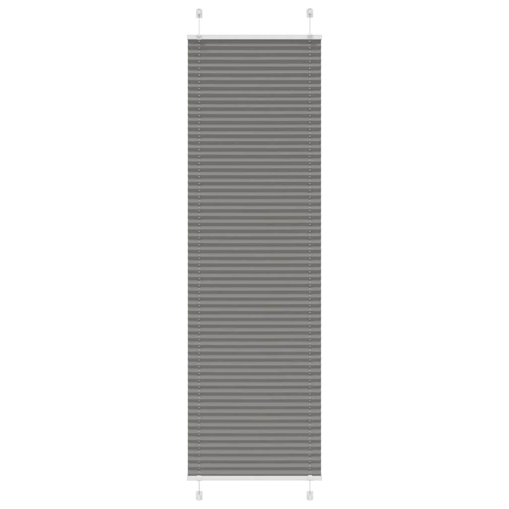 Plissee Stoffbreite 104,4 Cm Polyester Anthrazit