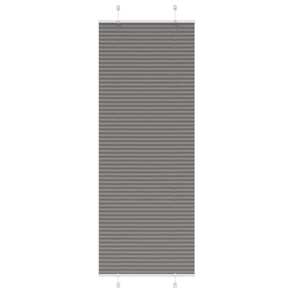 Plissee Stoffbreite 104,4 Cm Polyester Anthrazit