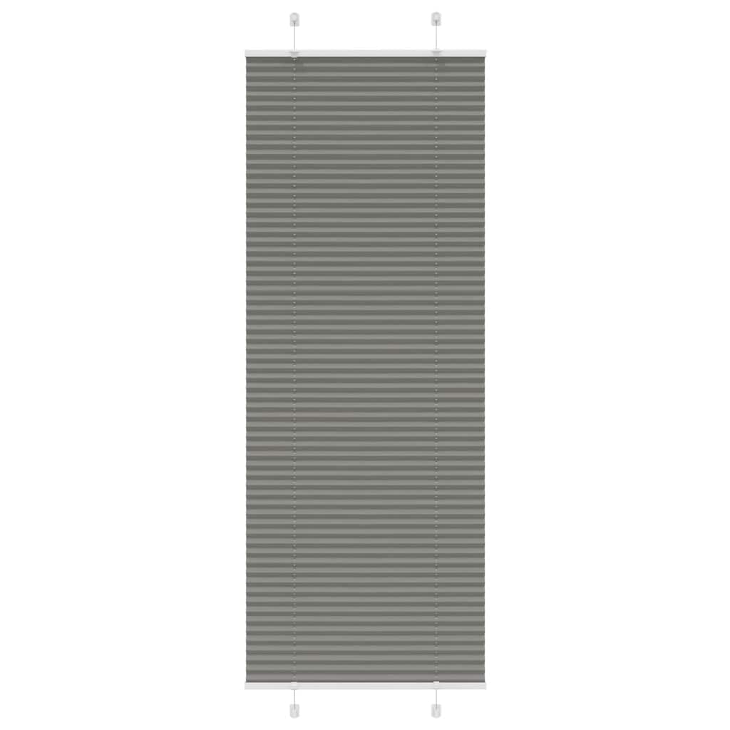 Plissee Stoffbreite 104,4 Cm Polyester Anthrazit