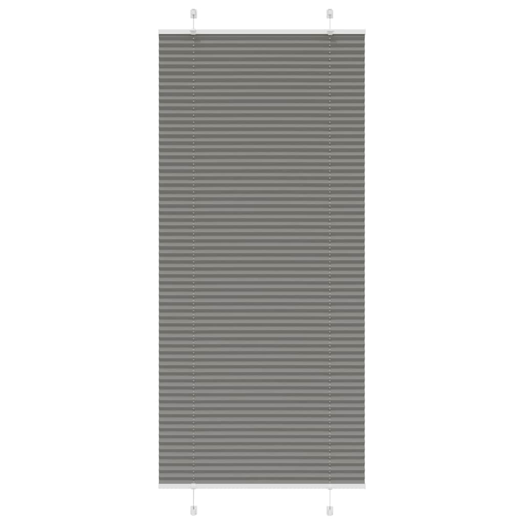 Plissee Stoffbreite 104,4 Cm Polyester Anthrazit