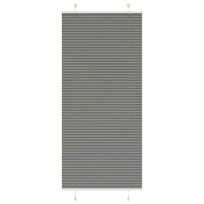 Plissee Stoffbreite 104,4 Cm Polyester Anthrazit