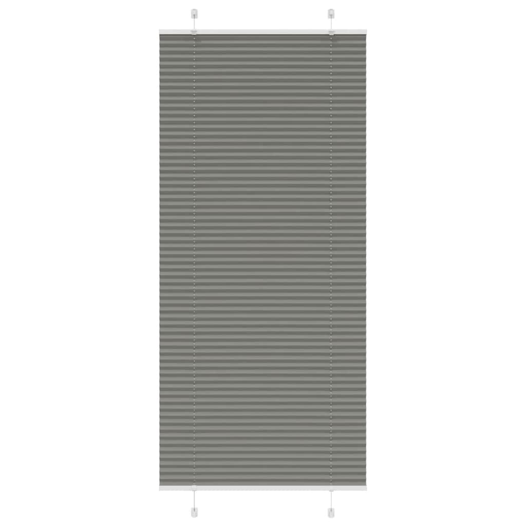 Plissee Stoffbreite 104,4 Cm Polyester Anthrazit