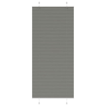Plissee Stoffbreite 104,4 Cm Polyester Anthrazit