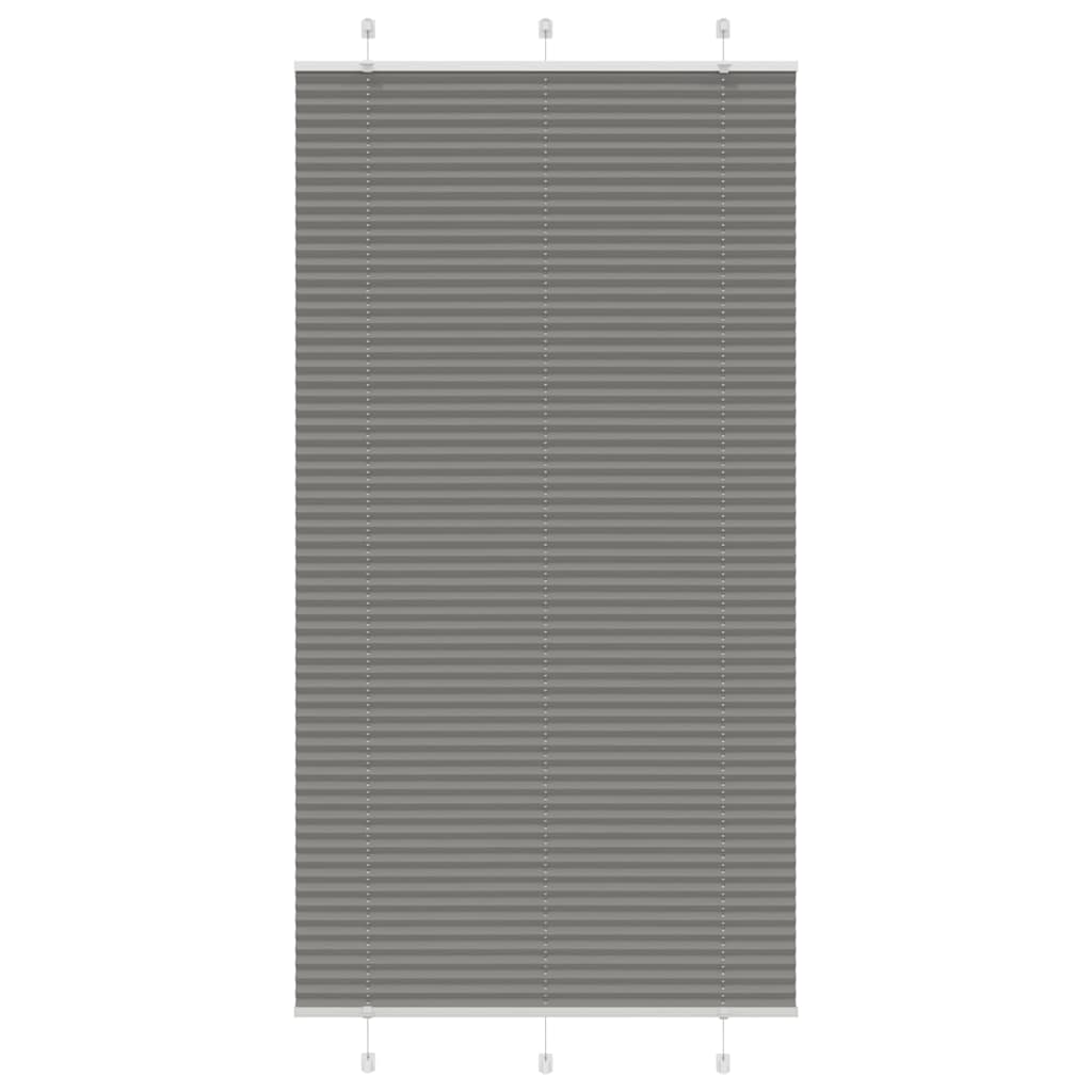 Plissee Stoffbreite 104,4 Cm Polyester Anthrazit