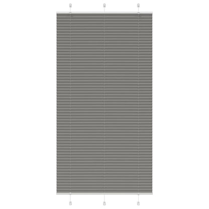 Plissee Stoffbreite 104,4 Cm Polyester Anthrazit