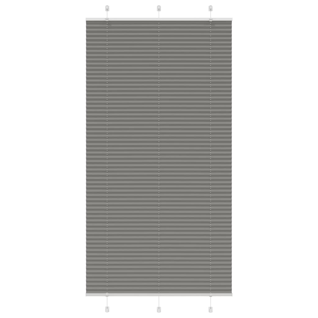 Plissee Stoffbreite 104,4 Cm Polyester Anthrazit