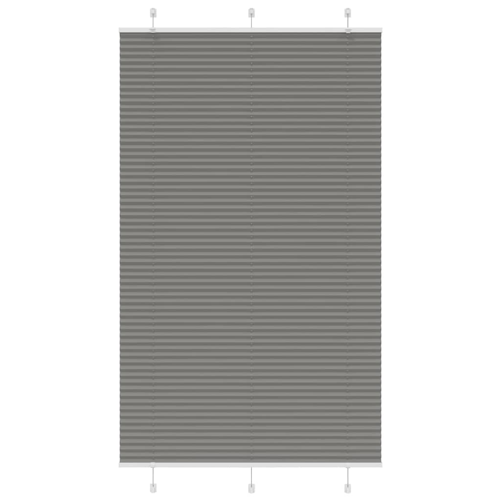 Plissee Stoffbreite 104,4 Cm Polyester Anthrazit